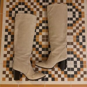 Paris Texas Anja 70 suede knee-high boots